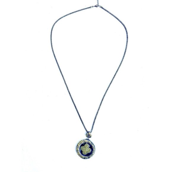 GREEN CROSS CHAIN NECKLACE Pendant - Picture 5 of 5